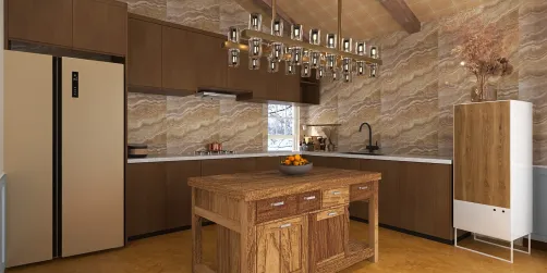 wood colour for kitchen 