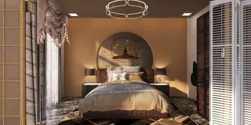 Small bedroom interior