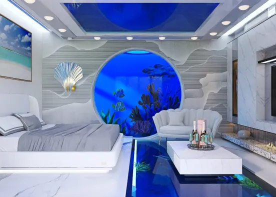 # Living under the ocean Визуализация дизайна