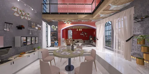 Living and dining room decor