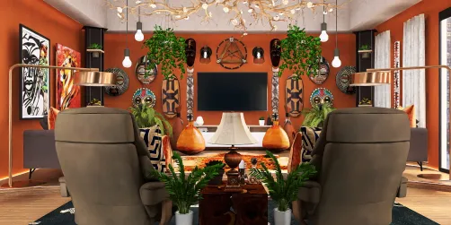 African Living room ❤️❤️