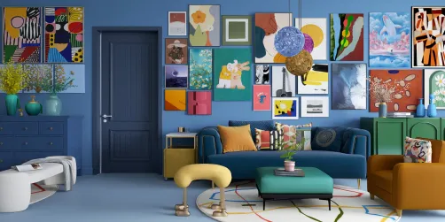 Maximalist Living Room ♡