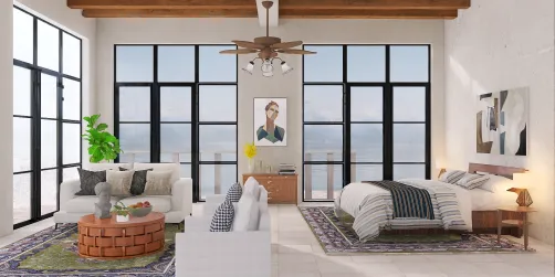 bedroom in the villa
