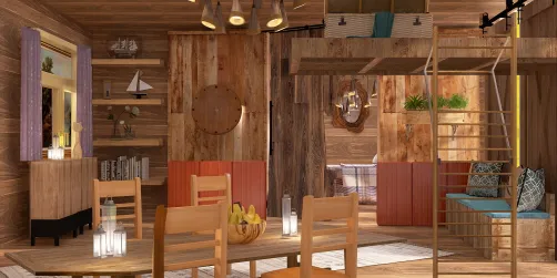 Cabane au fin fond de la forêt ♥️