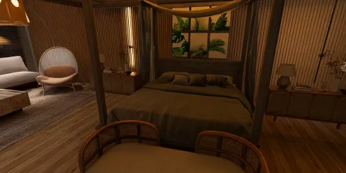 Tropical Serenity Suite 3D Room Design 
