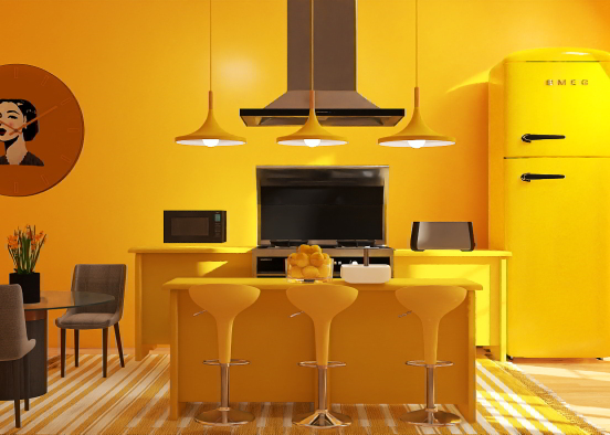 Mellow yellow Design Rendering