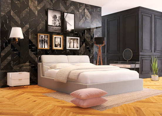 Dormitorio elegante  Design Rendering