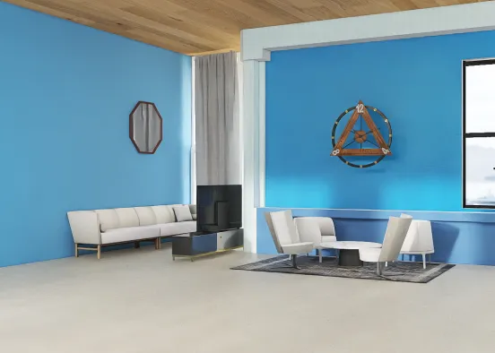 Living room Design Rendering