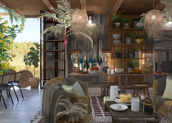 Costa Rica hut 🌿 Design Rendering