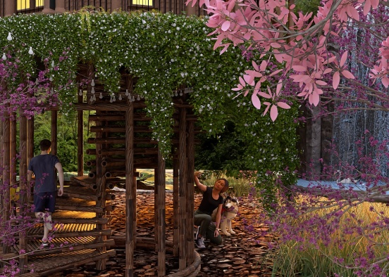 Romantic treehouse Design Rendering