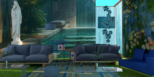 Seaweed Blue & Green Oasis
