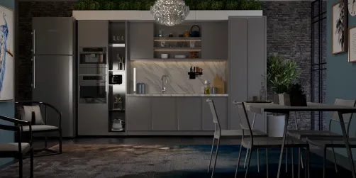 🩵 🩶 Cocina pequeña 