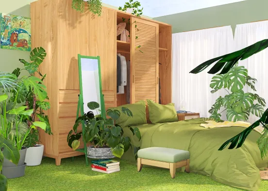 minimal bedroom design for all bohemians Design Rendering
