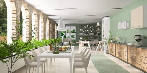 The green office café