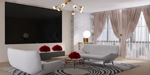 Salon appartement new-yorkais