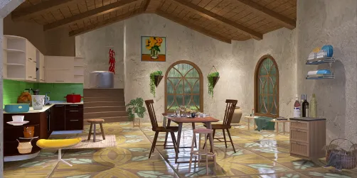Rustic kitchen 