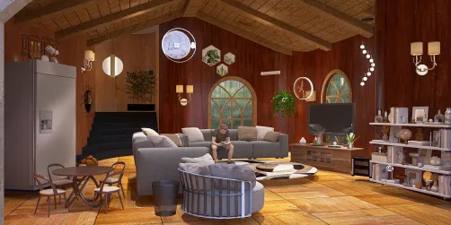 Outdoor cabin house