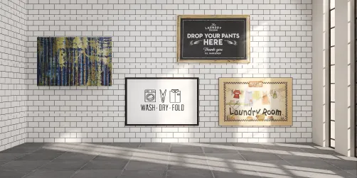 Change Homestyler art to laundry signs