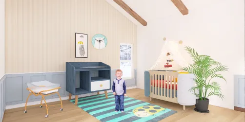 Das Zimmer des 2 Jährigen Benjamin 
