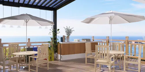 rooftop bar/cafe