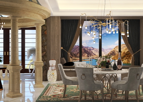 Our Provençal Home Design Rendering