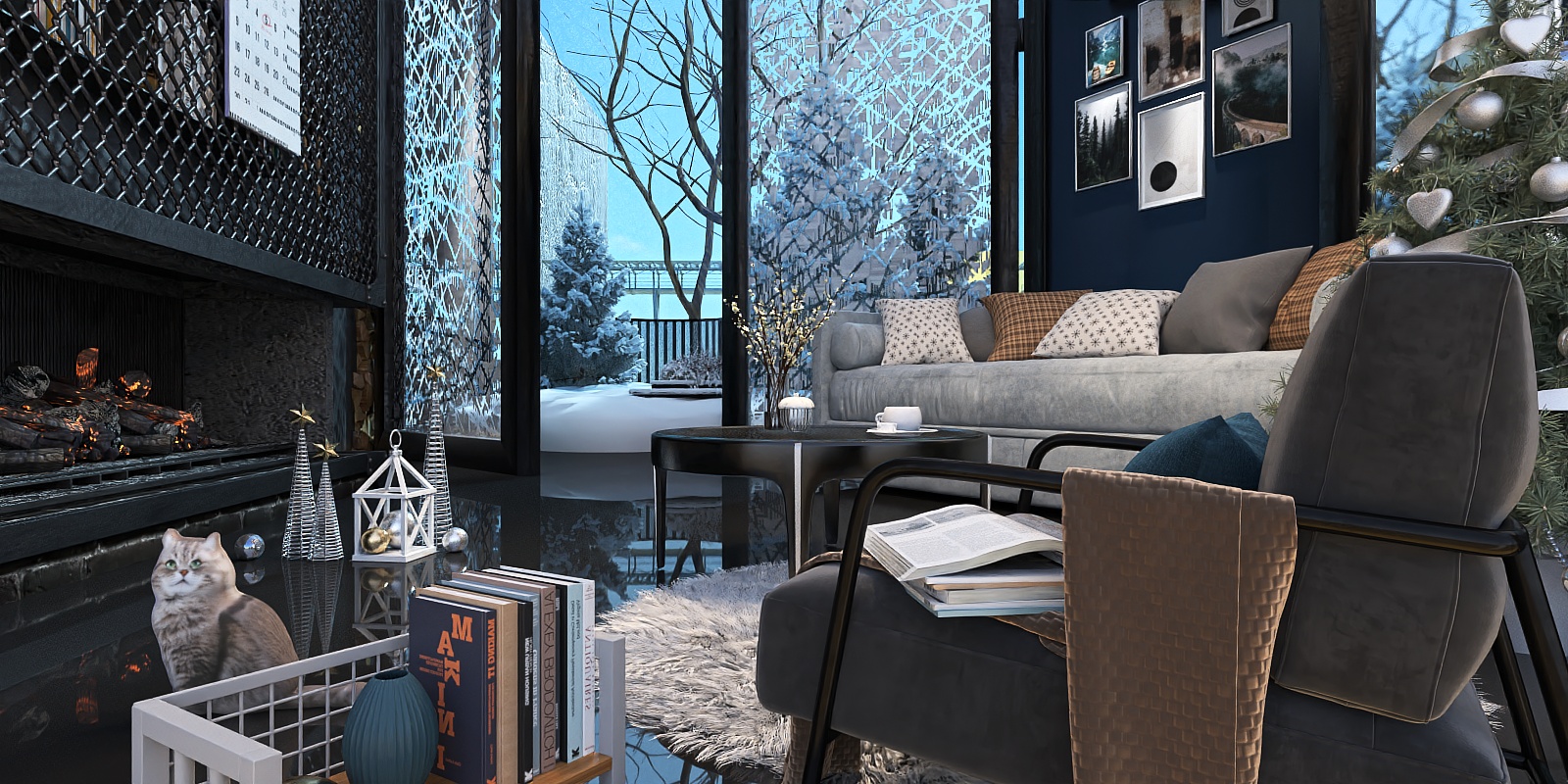 January..Winter pattern..Feel the cold ❄️❄️❄️