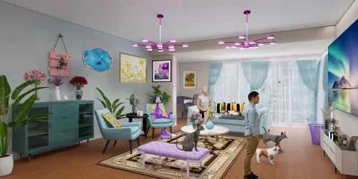 My spring living room