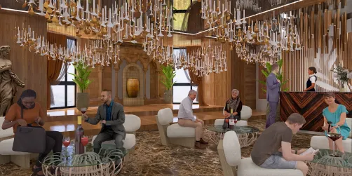 Mountain Retreat Hotel Lobby 