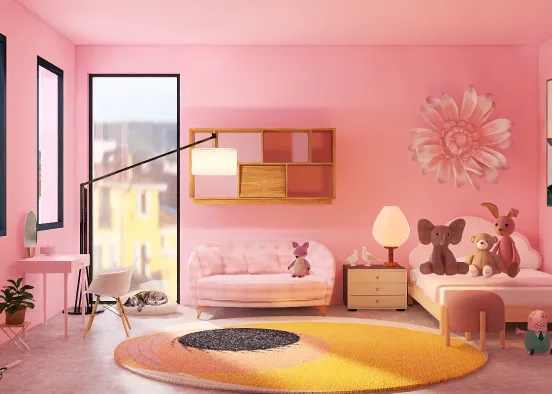 A Room Fit For a Princess (or prince) Design Rendering