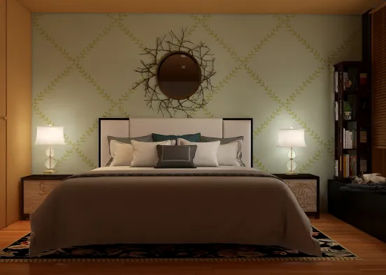 cozy bedroom
 Design Rendering