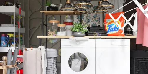 Laundry Room Close Up 