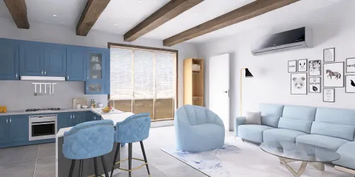 Blue house