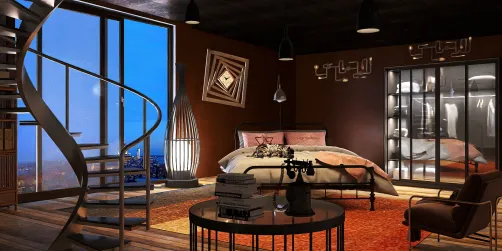 Industrial bedroom 