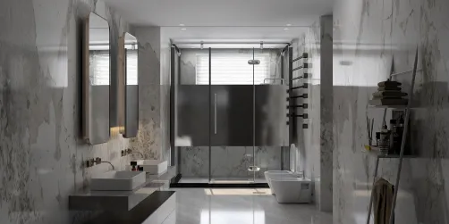 Baño Elegante Moderno