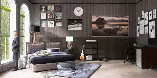 🖤Black bedroom🖤