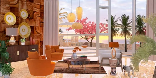 Beach Home,Sunset View 