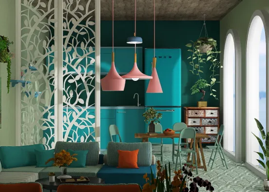 # Spring is a color explosion 💐 Renderização de Design