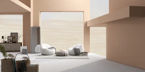 minimalist marble living room