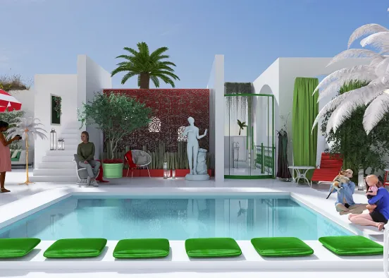 a relaxation oasis  Design Rendering