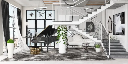 Elegant piano room 🎼