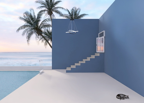 Beach Pool Design Rendering
