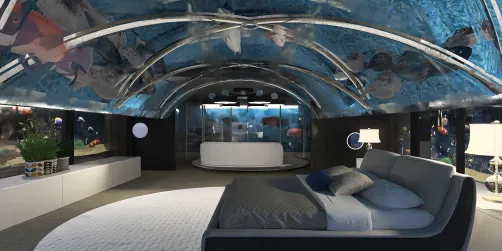 Underwater Hotel Bedroom( Inspired by the Muraka)