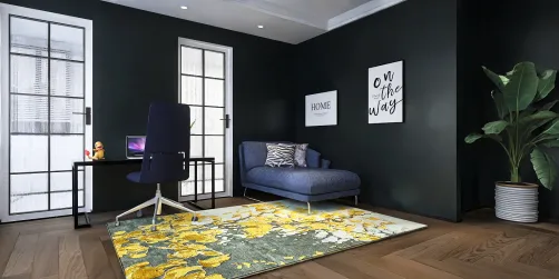 Dark office 