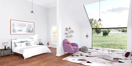 Quarto básico e simples. 