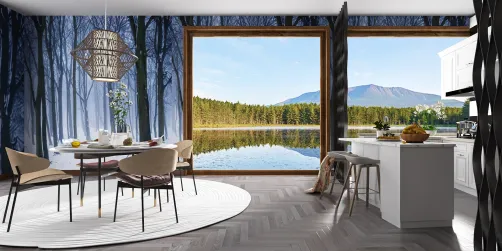 Large Window in Kitchen 