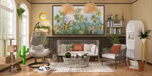 Tropical Living Room
