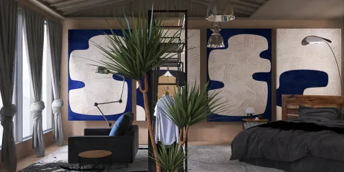 Industrial bedroom