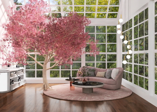 My pink room. Design Rendering