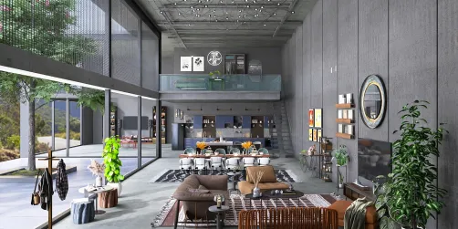 Open plan house