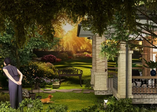 # My mother’s garden 🪏 🌱  Renderização de Design